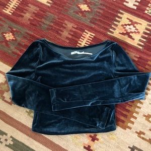 Kimchi blue Green velvet crop